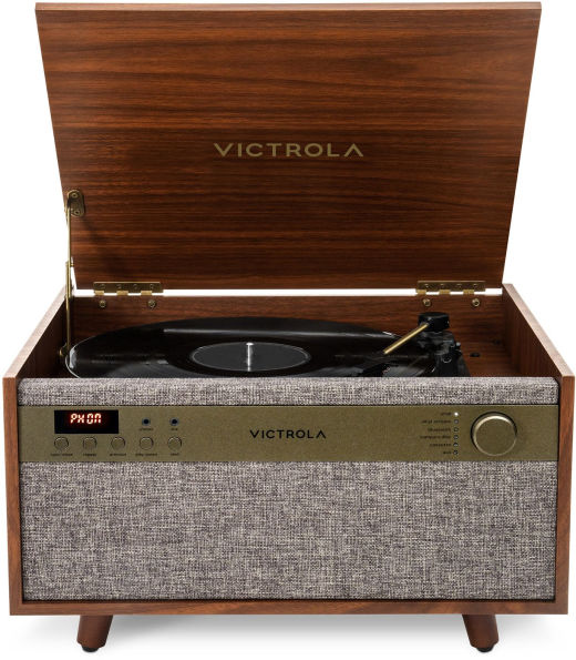 Victrola Century 6-in-1 Music Center - Walnut