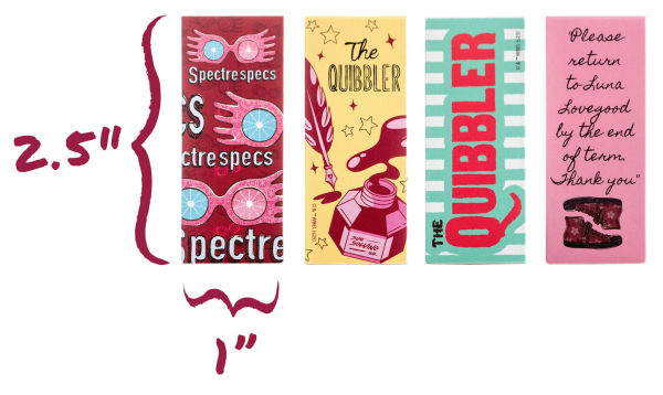Harry Potter Quibbler Magnetic Bookmarks