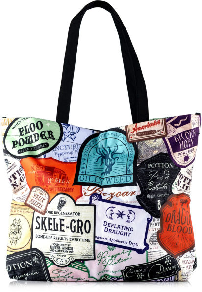 Harry Potter Potions Labels Tote Bag