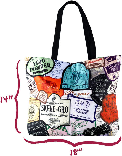 Harry Potter Potions Labels Tote Bag