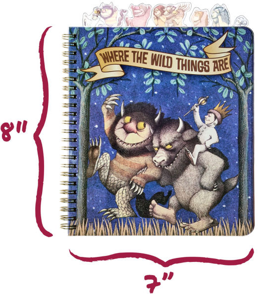 Where the Wild Things Are Tabbed Journal