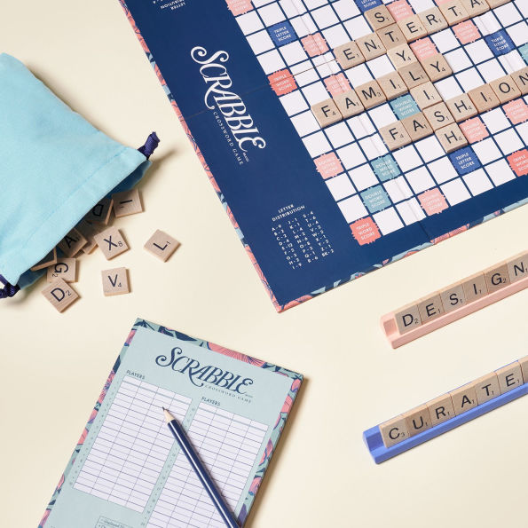 Scrabble Floral Bookshelf Game - B&N Exclusive