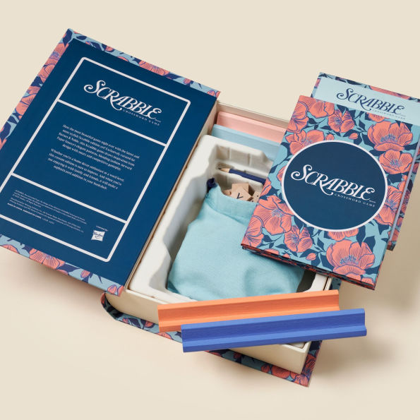 Scrabble Floral Bookshelf Game - B&N Exclusive