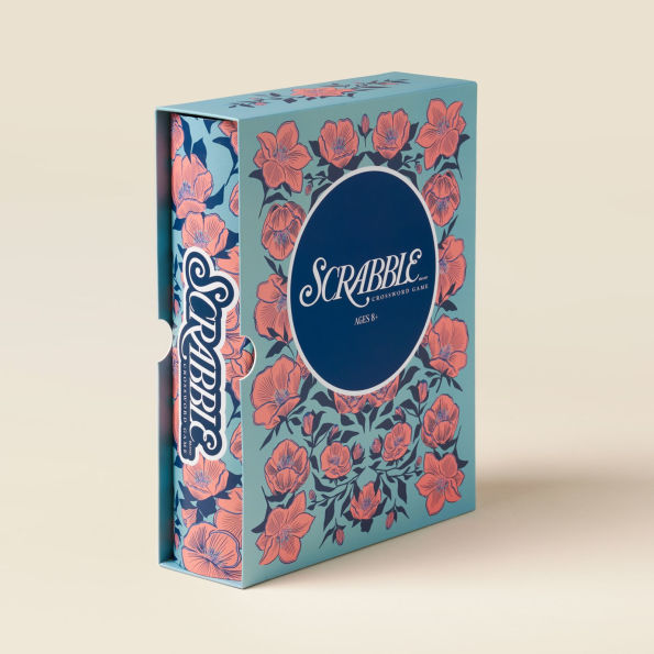 Scrabble Floral Bookshelf Game - B&N Exclusive