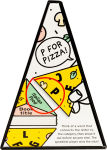 Alternative view 3 of P For Pizza Original by Doruk Kicikoglu