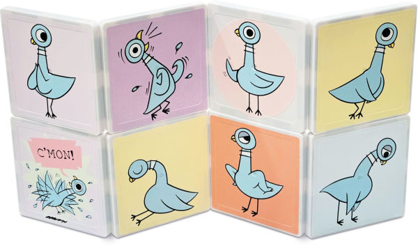 CreateOn Mo Willems Don't Let the Pigeon Build the Bus Magnetic Tiles 16pc