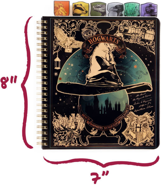 Harry Potter Sorting Hat Tabbed Journal