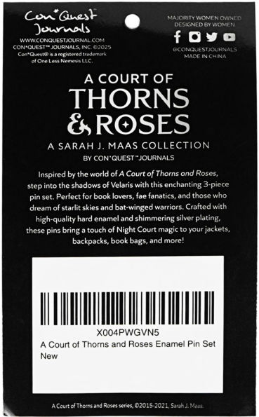 Court of Thorns and Roses Enamel Pin Set ACOTAR