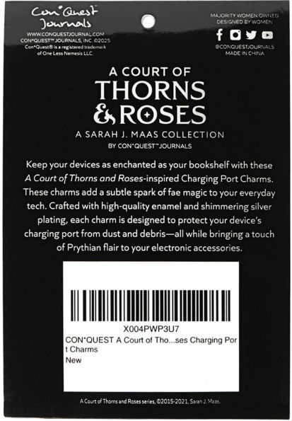Court of Thorns and Roses Charging Port Charms ACOTAR