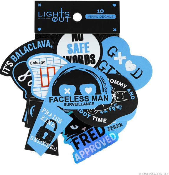 Lights Out Decal Pack 10 Count