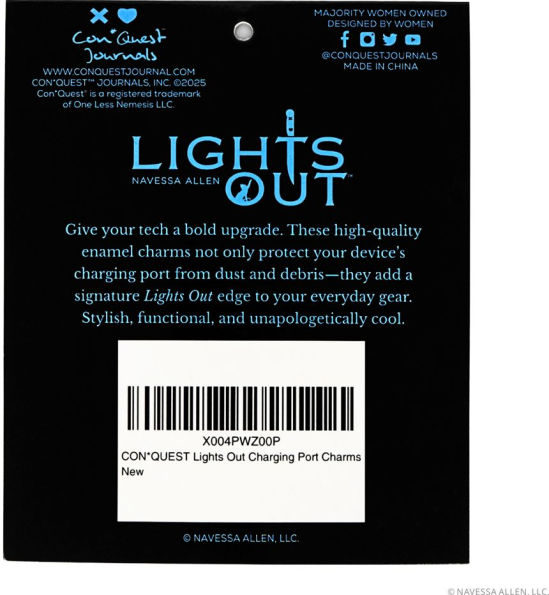 Lights Out Dust Charms