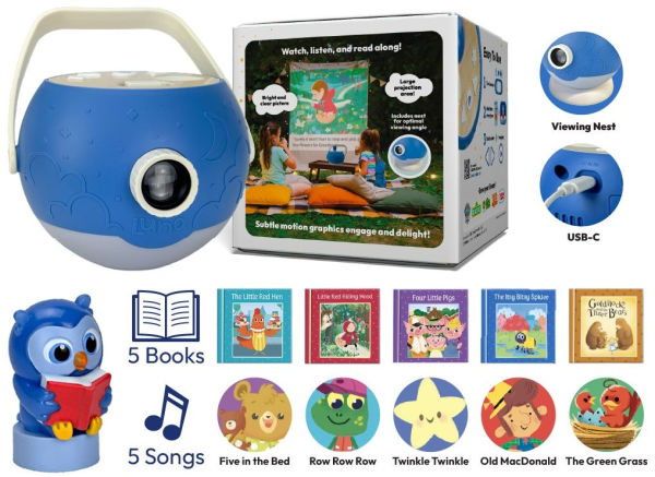 Luna Storytime Projector Classic Stories with Owl