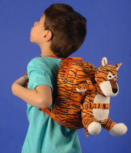 Title: Tag Along Teddy Small Plush Backpack - Tiger