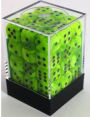 Vortex 12mm d6 Bright Green and Black Dice Block