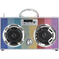 Title: Rainbow Bling Boom Box