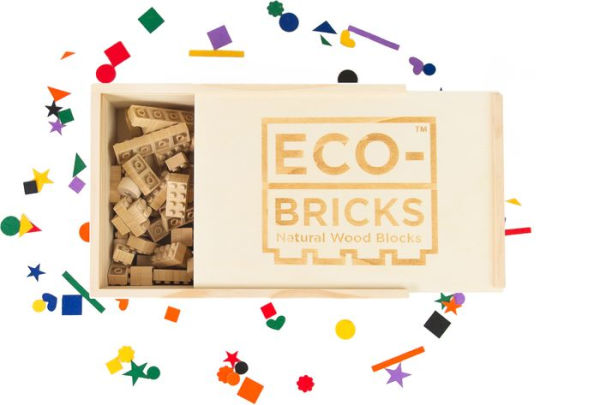 Once Kids Eco-bricks Bamboo 90pcs + felt