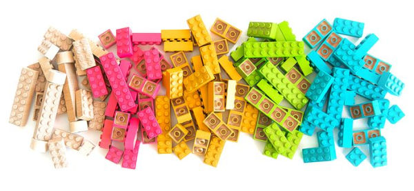 Once Kids Eco-bricks Color 54pcs