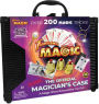 THE OFFICIAL MAGICIANS CASE Includes 200+ Tricks. With Black Carrying Case, Gold Chrome Cups, Ring on String, Pen Thru Bill & More.