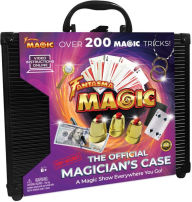 Title: THE OFFICIAL MAGICIANS CASE Includes 200+ Tricks. With Black Carrying Case, Gold Chrome Cups, Ring on String, Pen Thru Bill & More.