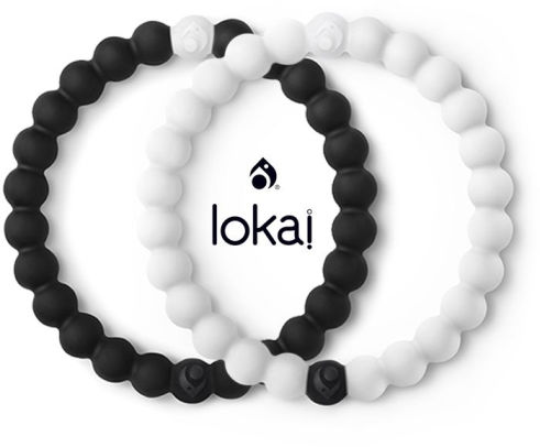 Lokai Black White Bracelet Large 850951004431 Item Barnes Le Lokai Black White Bracelet Large