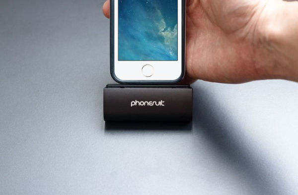 Phonesuit PS-MICRO2-C2-BLK Flex XT Pocket Charger for iPhone - Black