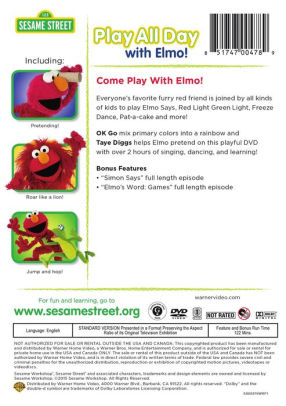 Sesame Street: Play All Day with Elmo! | DVD | Barnes & Noble®