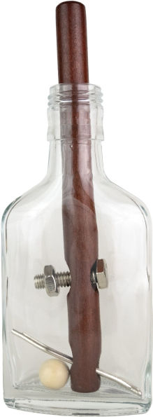 True Genius Grecian Glass Bottle Brainteaser Puzzle
