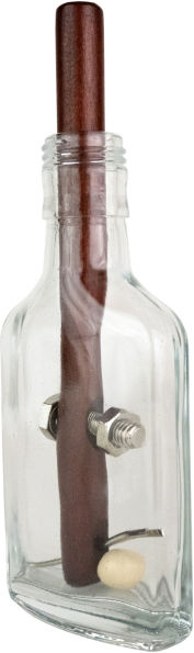 True Genius Grecian Glass Bottle Brainteaser Puzzle