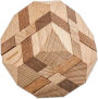 Alternative view 3 of True Genius Mosaic Tile Puzzle Wooden Brainteaser Puzzle
