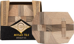 Alternative view 3 of True Genius Mosaic Tile Puzzle Wooden Brainteaser Puzzle