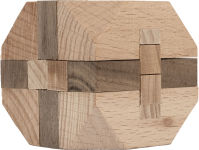 Alternative view 5 of True Genius Mosaic Tile Puzzle Wooden Brainteaser Puzzle