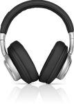 Alternative view 4 of BOHM B76 Wireless Bluetooth Over Ear Cushioned Headphones with Active Noise Cancelling - Black & Silver