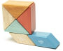 Alternative view 5 of 6 Piece Tegu Pocket Pouch Prism Magnetic Wooden Block Set, Sunset