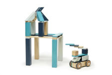 Alternative view 2 of 42 Piece Tegu Magnetic Wooden Block Set, Blue