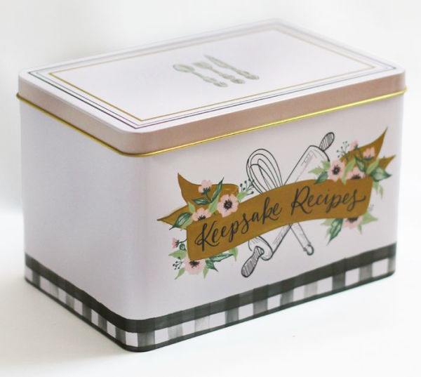 Recipe cards & tin by Lily & Val (Gingham Design)