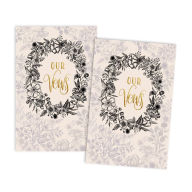 Set of 2 Wedding Vow Books