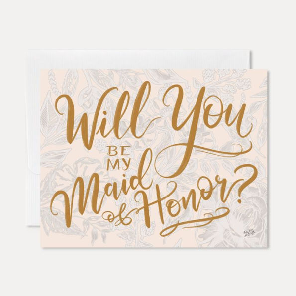 Will You Be My Bridesmaid & Maid Of Honor Card Set