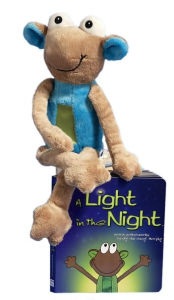 Title: A Light in the Night (with blue plush)