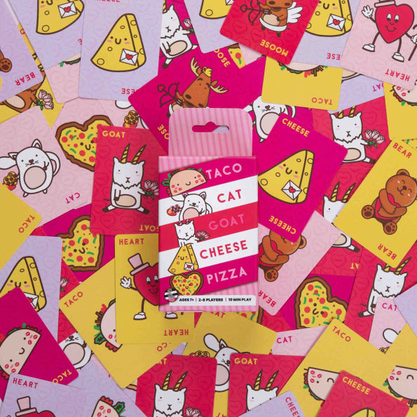 Taco Cat Goat Cheese Pizza Valentines Edition by Dave Campbell (II)