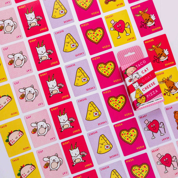 Taco Cat Goat Cheese Pizza Valentines Edition by Dave Campbell (II)