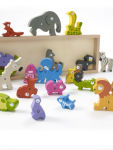 Alternative view 9 of Animal Alphabet Parade Wooden Puzzle