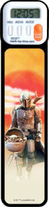 Title: Mark-My-Time 3D Mandalorian and The Child Digital Bookmark with Reading Timer