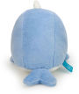 Alternative view 4 of Bellzi Blue Narwhal Stuffed Animal Plush - Narrzi