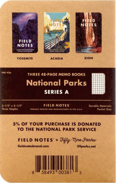 National Park Series A 3-pack