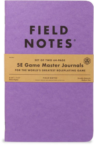 Field Notes 5E Game Master Pocket Notebook 2-pack