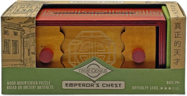 True Genius Emperor's Chest Wooden Brainteaser Puzzle