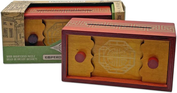 True Genius Emperor's Chest Wooden Brainteaser Puzzle