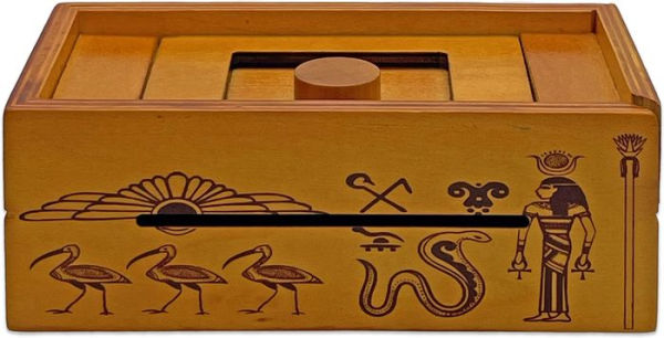 True Genius Pharaoh's Tomb Wooden Brainteaser Puzzle