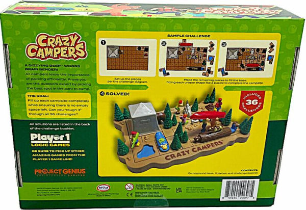 Crazy Campers Logic Game