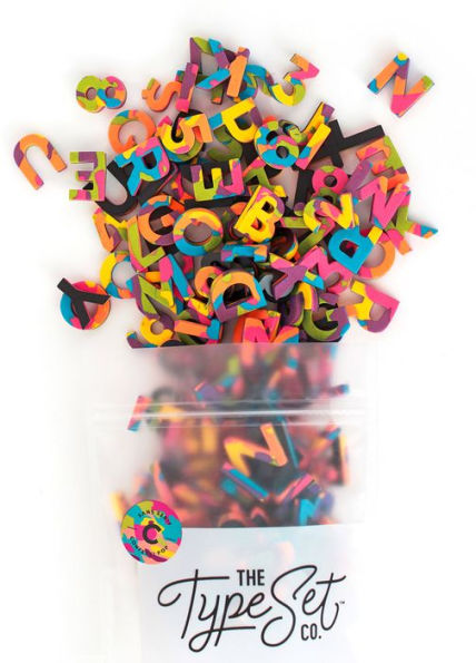 Modern Magnetic Letters Confetti Pop